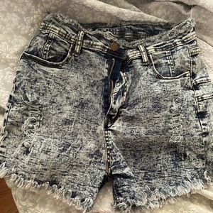 High waisted shorts